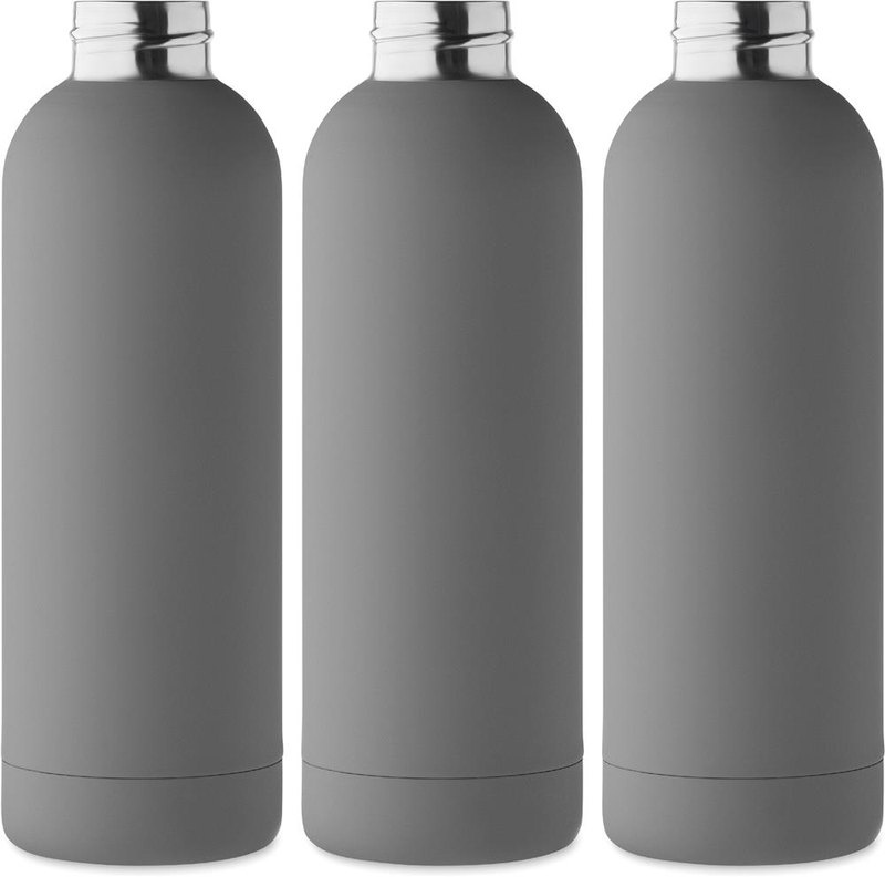 Bouteille à double paroi de 500 ml: Sérigraphie circulaire – autour du produit