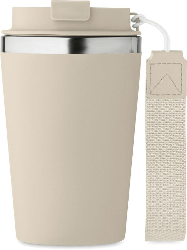 Gobelet à double paroi de 350 ml: Emplacement du logo – partie supérieure de la face avant du produit