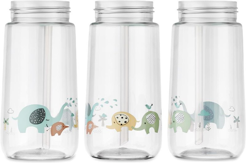 Gourde en Tritan de 450 ml: Sérigraphie circulaire – autour du produit