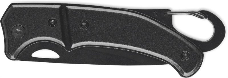 Couteau pliant en aluminium: Emplacement du logo – face 1 du produit