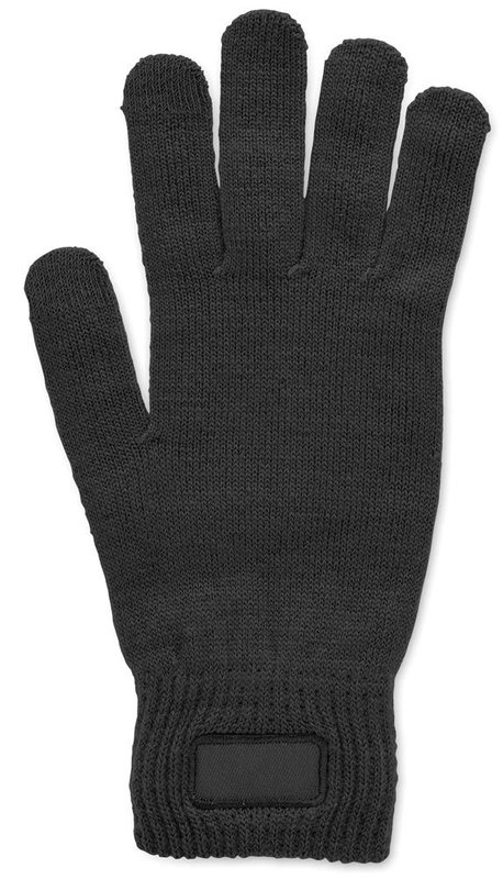 Gants en maille RPET: Emplacement du logo — Gant — Droite
