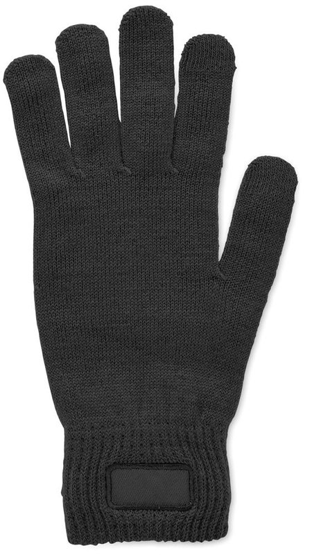 Gants en maille RPET: Emplacement du logo — Gant — Gauche