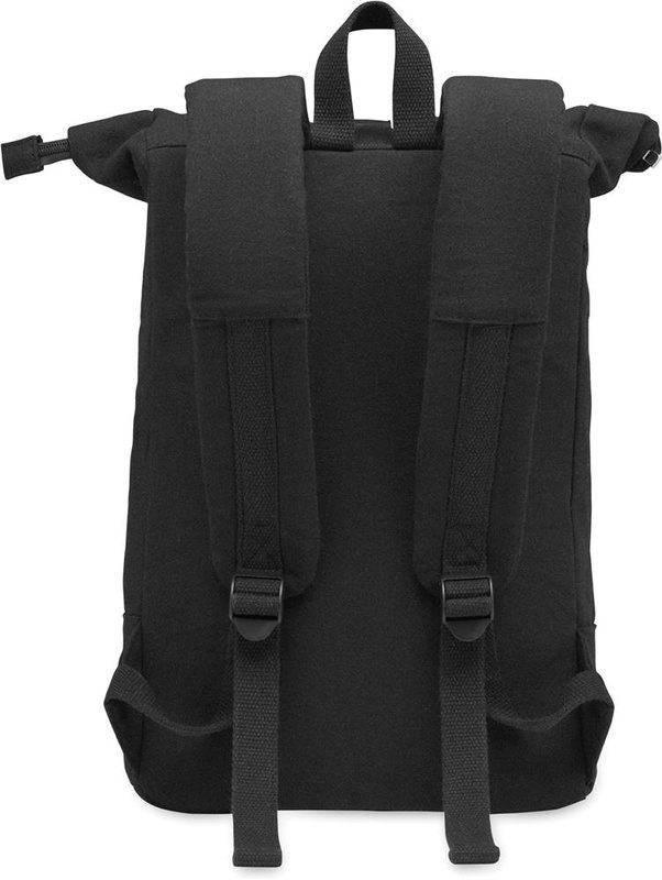 Plecak rolltop na laptop 15″: Logo position – left shoulder strap