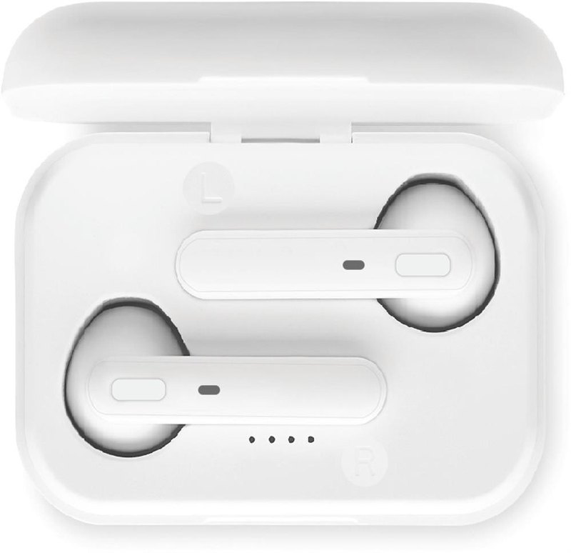 Écouteurs TWS avec base de charge: Emplacement du logo — Écouteur: Côté droit