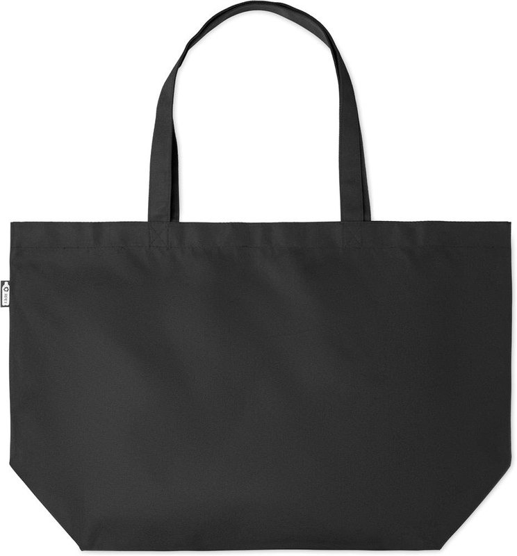 Grand sac de courses en RPET 600D: Emplacement du logo – face 2 du produit