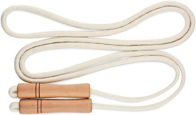 Corde à sauter en coton: Emplacement du logo — Poignée 1