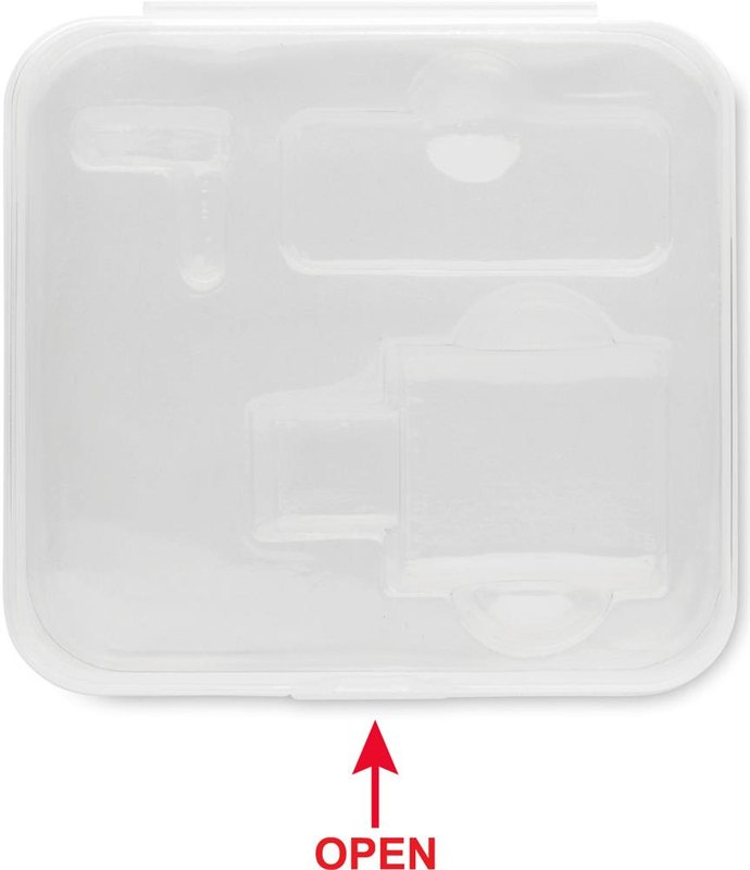 Kit de protection webcam, données et audio: Emplacement du logo — Boîte: Dessus