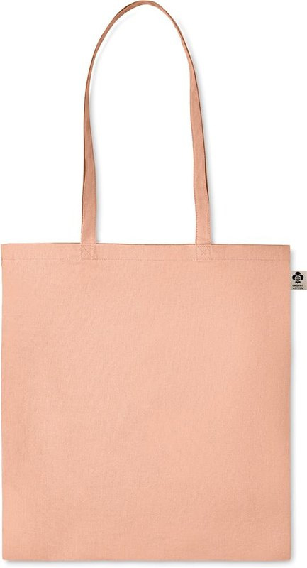 Sac de courses en coton biologique: Emplacement du logo – face avant du produit