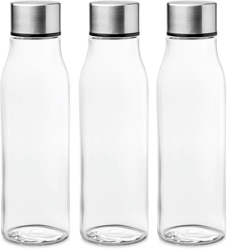 Gourde en verre de 500 ml: Sérigraphie circulaire – autour du produit