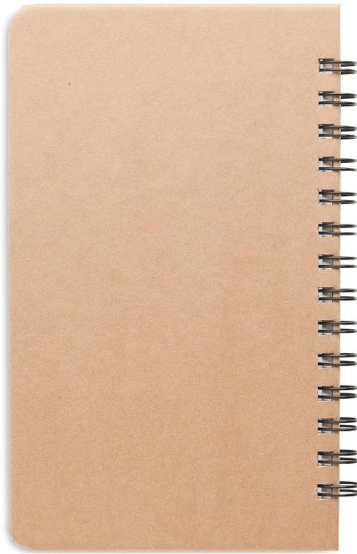 GROWNOTEBOOK™ A5 avec graines de pin: Emplacement du logo – face arrière du produit