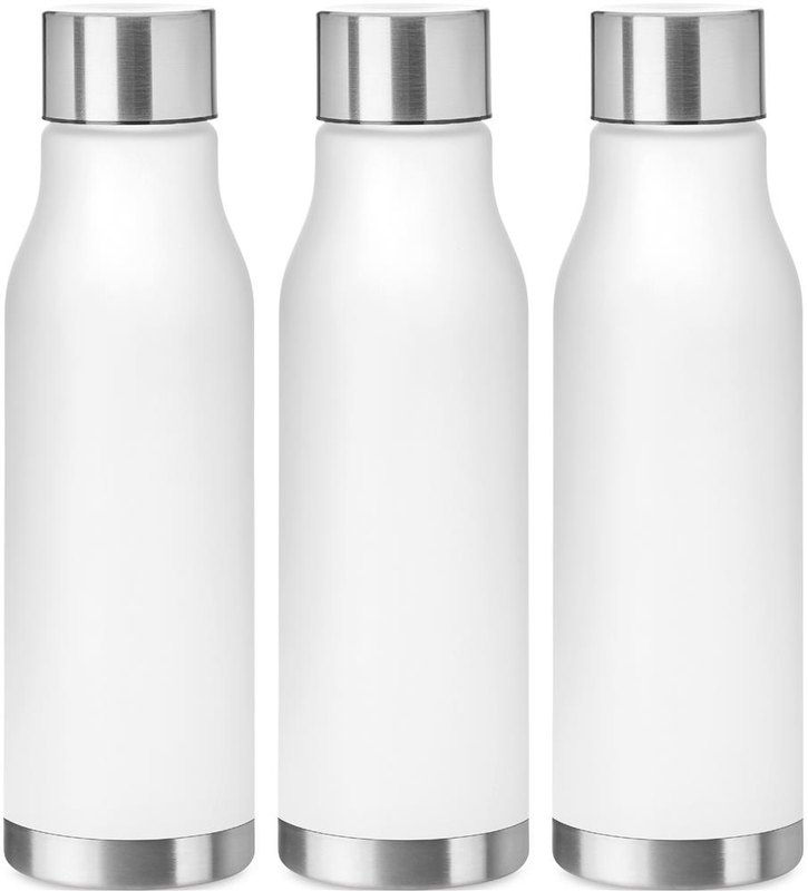 Gourde en RPET de 600 ml: Sérigraphie circulaire – autour du produit