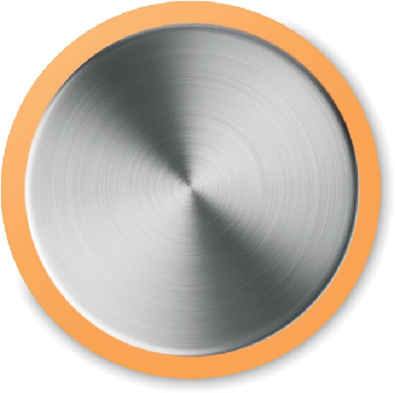 Gourde en RPET de 600 ml: Emplacement du logo — Couvercle: Dessus