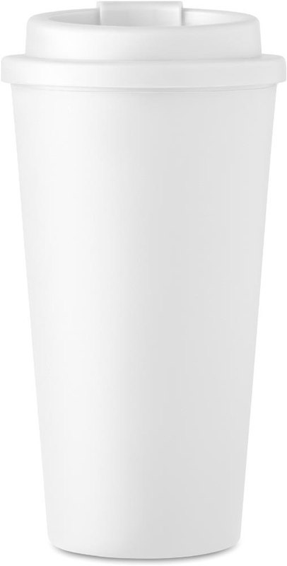 Gobelet à double paroi de 450 ml: Emplacement du logo – partie inférieure de l’arrière du produit