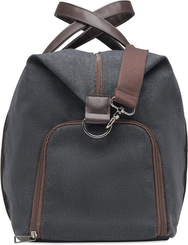 Płócienna torba weekendowa 450 g/m²: Logo position – side pocket