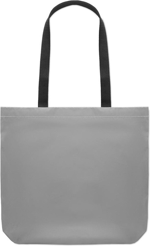 Sac de courses très réfléchissant: Emplacement du logo – face avant du produit