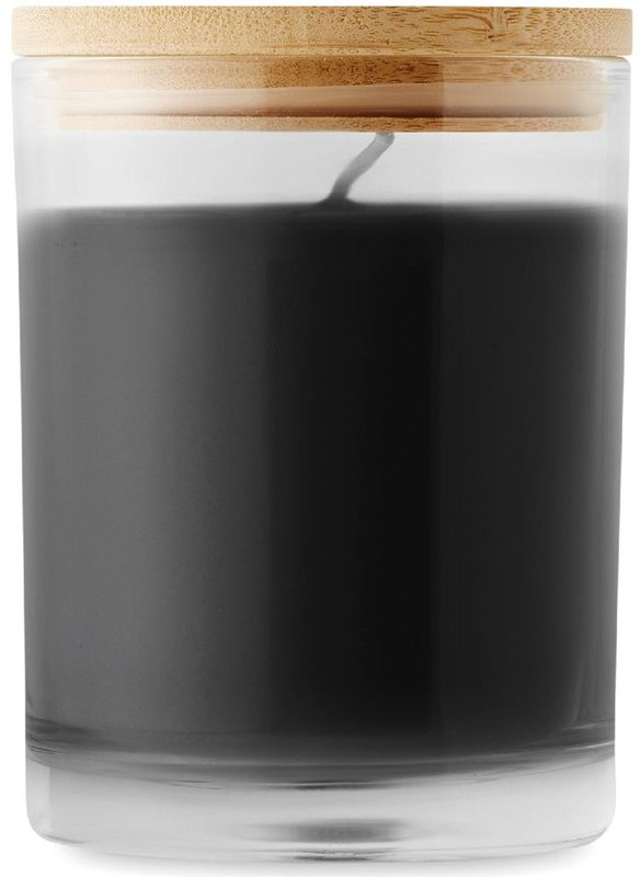 Bougie parfumée à la vanille: Emplacement du logo – face 1 du produit