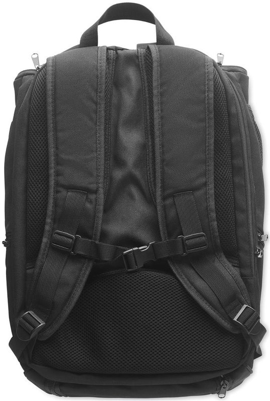 Sportrucksack 600D RPET: Logoposition – rechter Schultergurt
