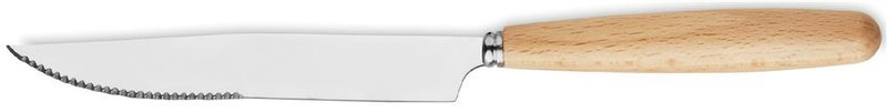 Couverts réutilisables en acier inoxydable: Emplacement du logo — Couteau: Face 1 du produit