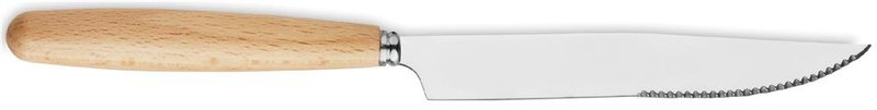 Couverts réutilisables en acier inoxydable: Emplacement du logo — Couteau: Face 2 du produit