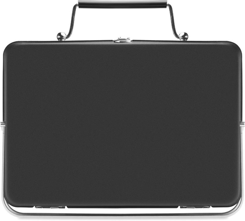 Barbecue portable avec support: Gravure laser — Face 1 du produit