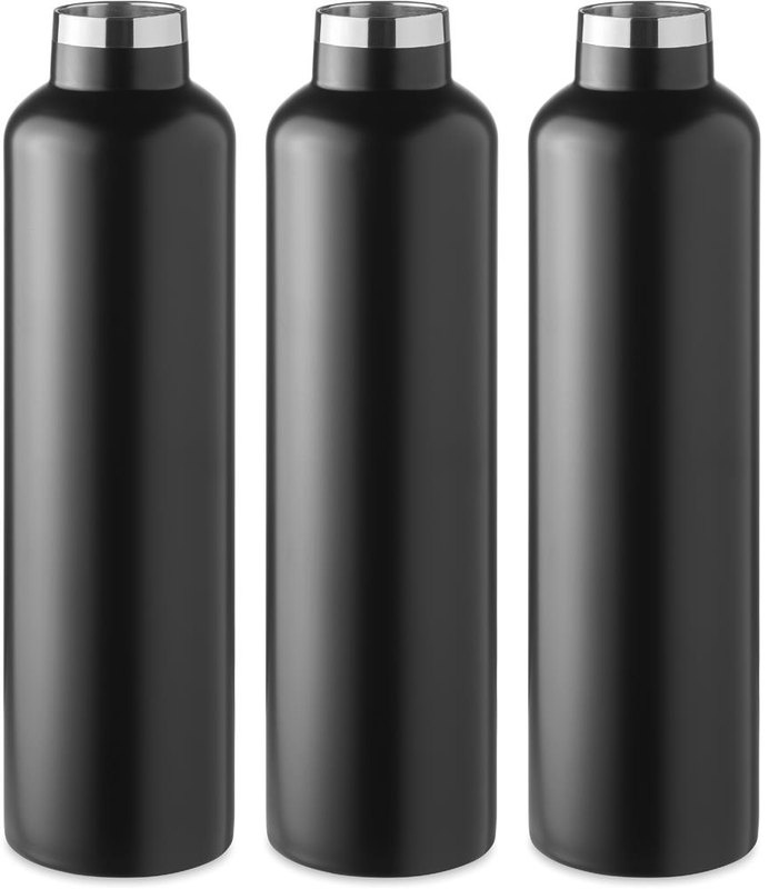 Bouteille à double paroi 1 l: Sérigraphie circulaire – autour du produit