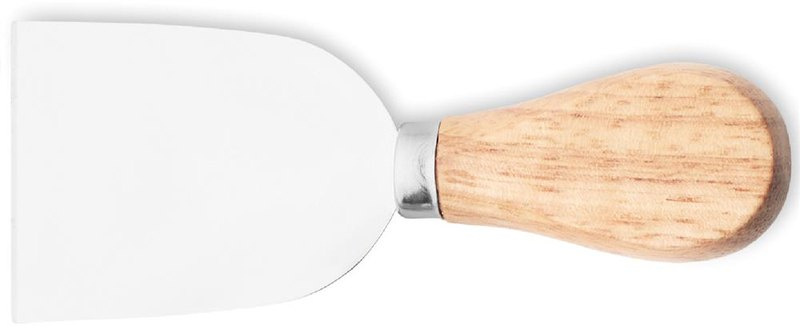 Planche à fromage en bambou avec couverts Leipzig: Emplacement du logo — Cutter