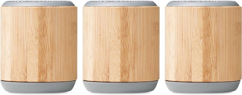 5.3 trådlös bambuhögtalare: 360°-tryck – runt produkten