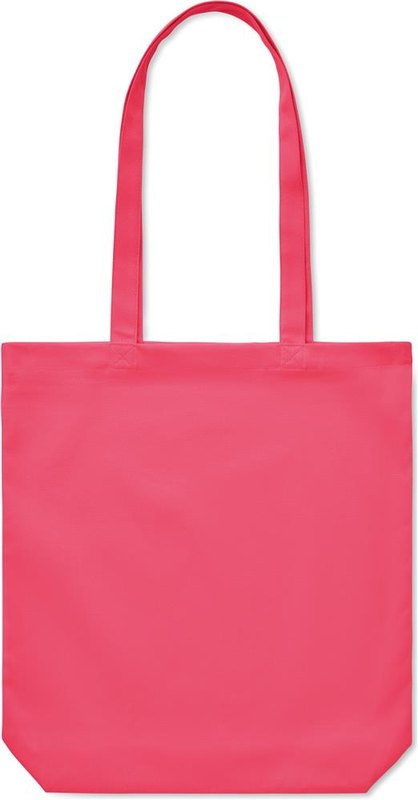 Płócienna torba na zakupy 270 g/m²: Embroidery – front of the product
