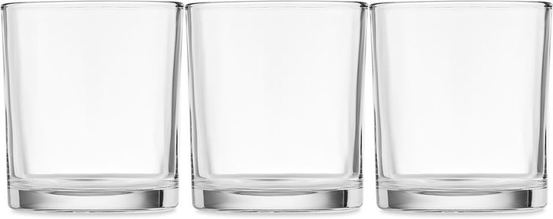 Verre bas réutilisable de 300 ml: Sérigraphie circulaire – autour du produit