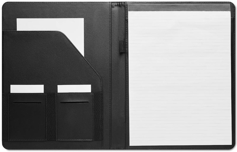 Conférencier A4 en RPET: Emplacement du logo — à l’intérieur du produit