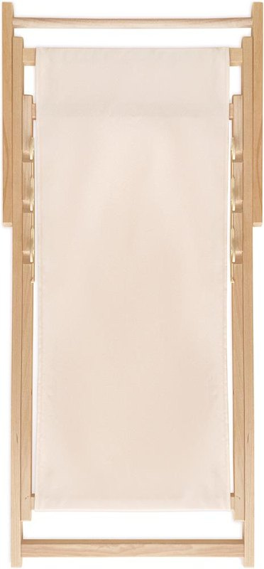 Chaise de plage en bois: Sérigraphie — Assise
