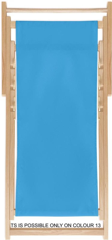 Chaise de plage en bois: Impression par transfert — Assise