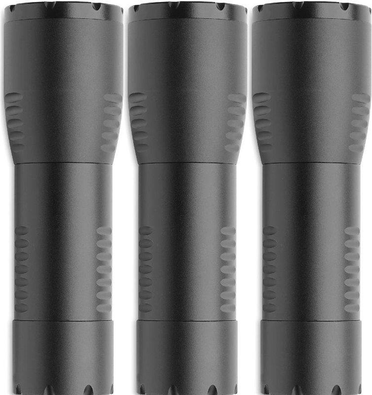 Petite lampe torche LED en aluminium: Impression à 360° autour du produit