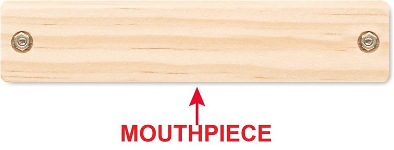 Harmonica: Emplacement du logo – face 2 du produit