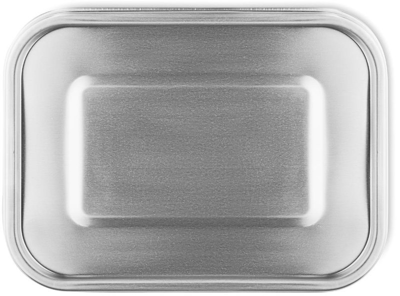 Boîte repas en acier inoxydable: Emplacement du logo – couvercle