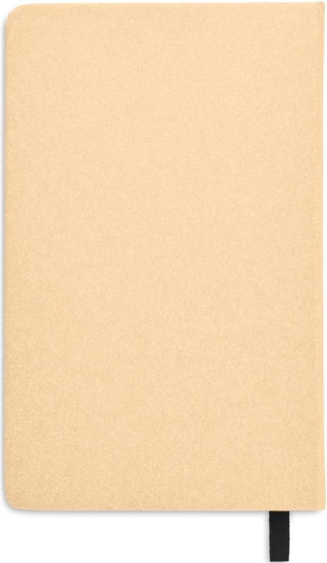 Carnet A5 à pages recyclées: Emplacement du logo – face arrière du produit