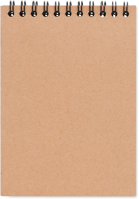 Carnet de papier à gratter: Emplacement du logo – face arrière du produit