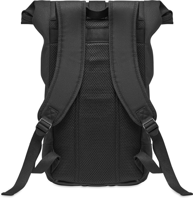 Plecak rolltop z pranego płótna: Logo position – right shoulder strap