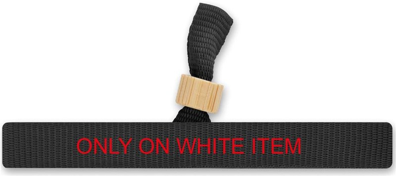 Bracelet en polyester RPET: Impression par sublimation — Face 1 du produit