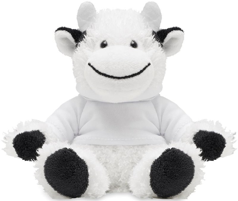 Peluche vache: Emplacement du logo – face avant du produit