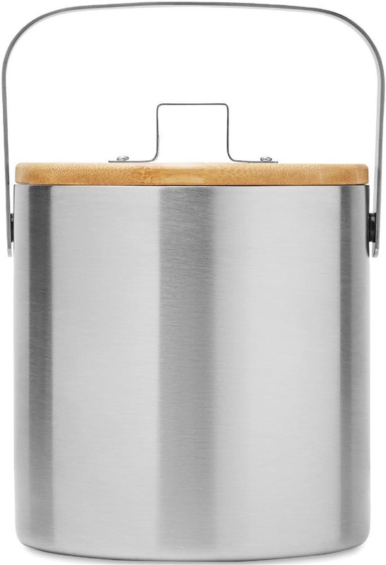 Seau à glace à double paroi 1,2 l: Emplacement du logo — Seau — Face 2