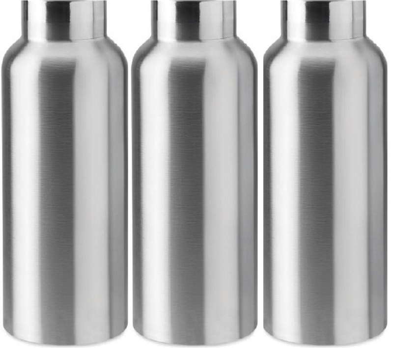 Ensemble repas en acier inoxydable: Sérigraphie circulaire – autour du produit
