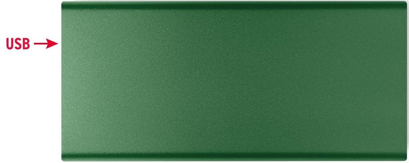 Batterie externe 10000 mAh: Emplacement du logo – dessus du produit