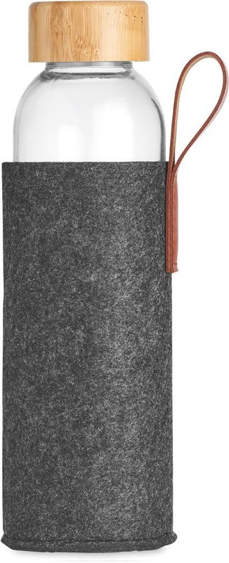 Gourde en verre 500 ml: Emplacement du logo – pochette