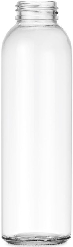 Gourde en verre 500 ml: Emplacement du logo – face avant du produit