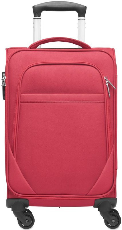 Valise cabine souple en RPET 600D: Emplacement du logo – face avant du produit
