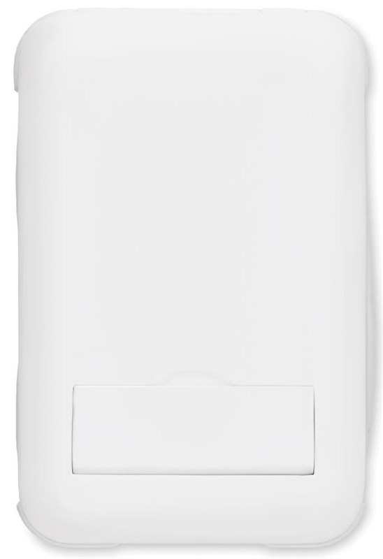 Câble 3 en 1 avec support de téléphone: Emplacement du logo — Face 1 du produit: Zone inférieure