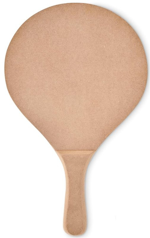 Jeu de raquettes de plage: Emplacement du logo — Raquette 1 — Face 1
