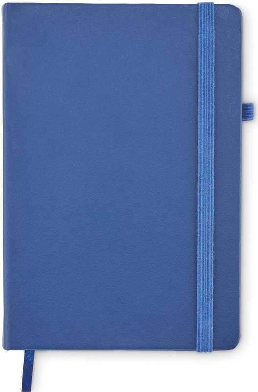 Carnet A5 en cuir recyclé: Emplacement du logo – face avant du produit