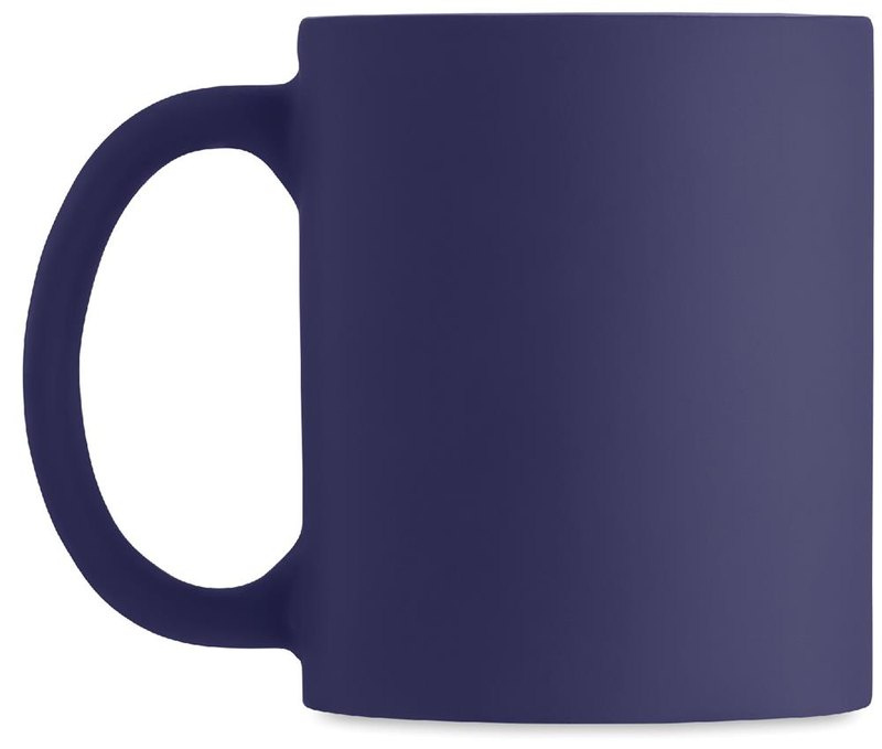 Mug coloré mat 300 ml: Emplacement du logo — lecture pour gaucher